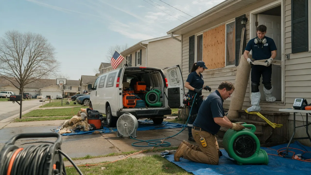Water Damage Restoration in Clarklake, MI near me